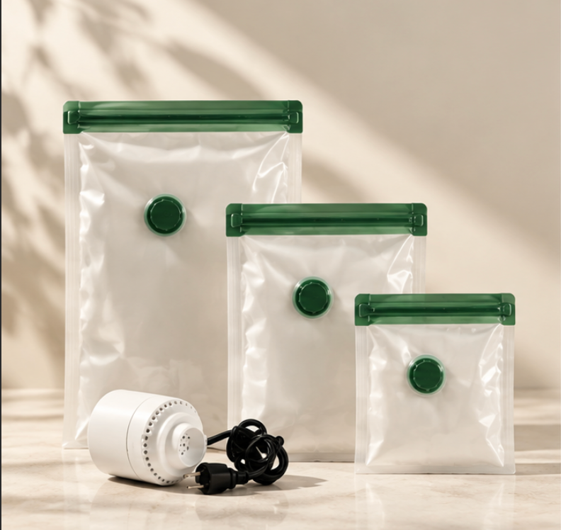 Vacuum Storage Bags for Clothes Space Saver Compression Bags Mixed Size Travel Organizer with Optional Electric Pump